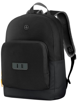 Рюкзак WENGER NEXT 23 Crango 16,чёрн, перераб ПЭТ, 33х22х46см, 25л, 612557