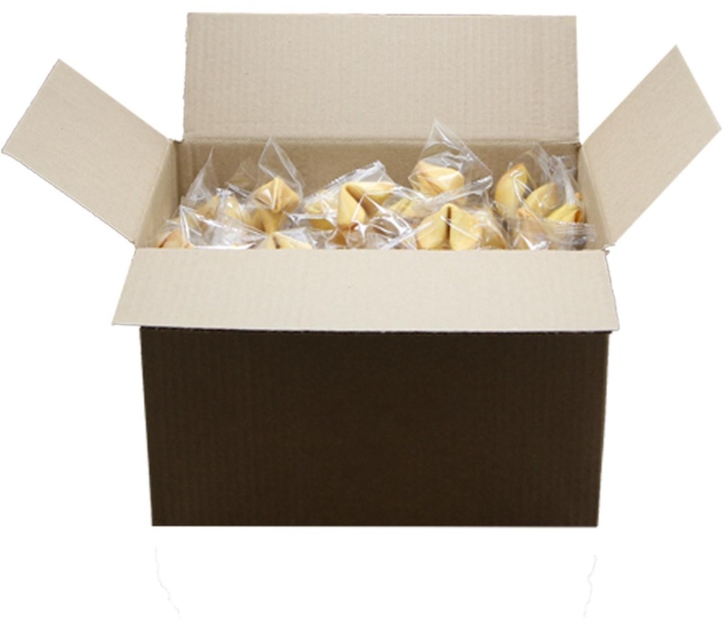 Печенье Комплимент Корпорация удачи с клас. предсказаниями, 600г, 100шт/уп