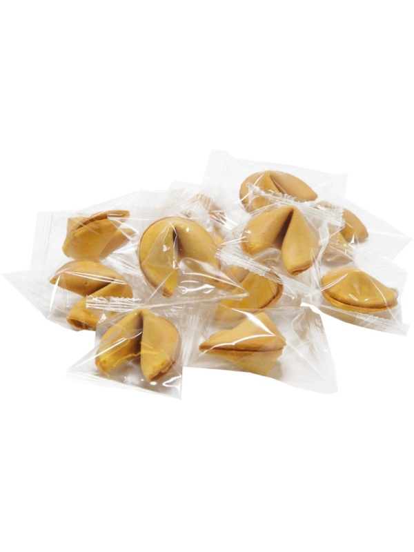 Печенье Комплимент Корпорация удачи с клас. предсказаниями, 600г, 100шт/уп