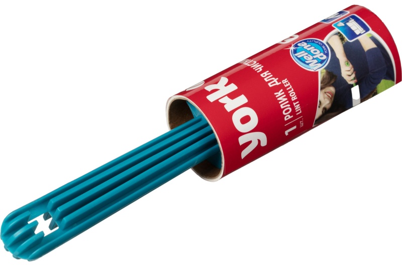 Ролик для чистки одежды 20 листов + наб. 4 сменных блока YORK, 068020