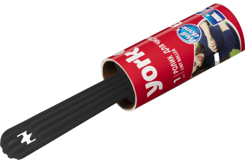 Ролик для чистки одежды 20 листов + наб. 4 сменных блока YORK, 068020