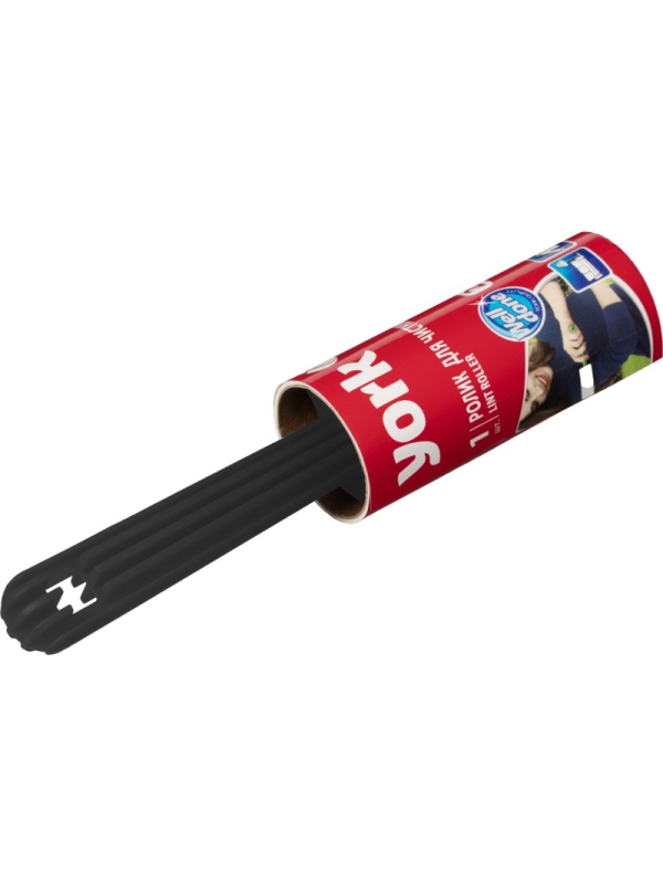 Ролик для чистки одежды 20 листов + наб. 4 сменных блока YORK, 068020