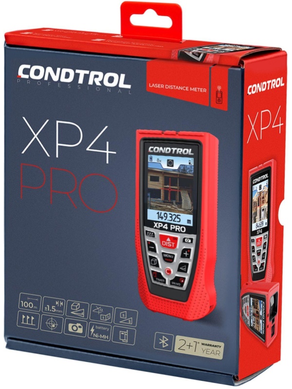 Дальномер лазерный  CONDTROL XP4 pro, 150 m с поверкой