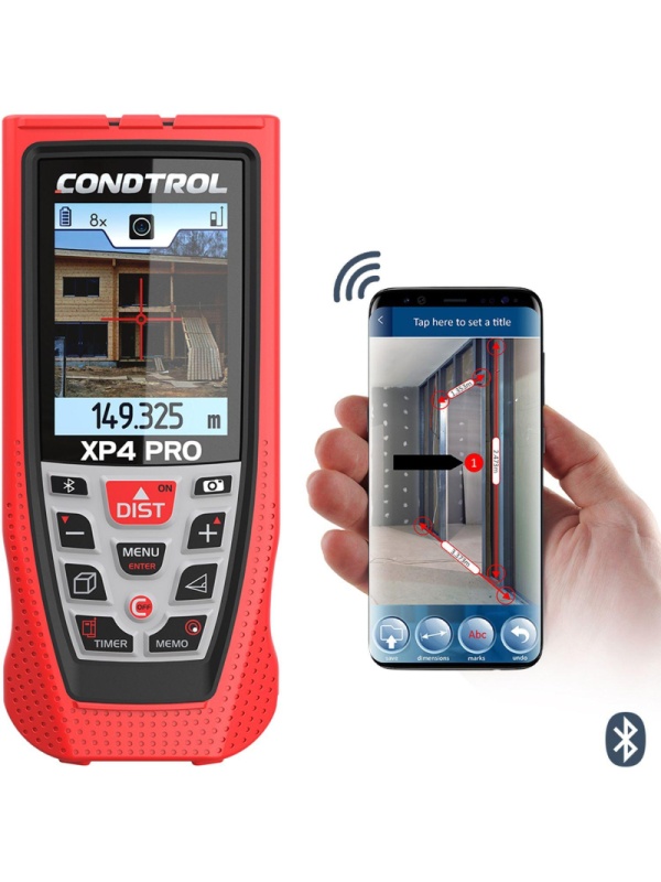 Дальномер лазерный  CONDTROL XP4 pro, 150 m с поверкой