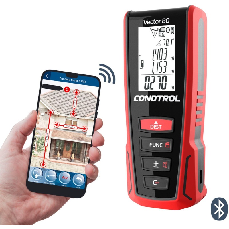 Дальномер лазерный CONDTROL Vector 80 с поверкой
