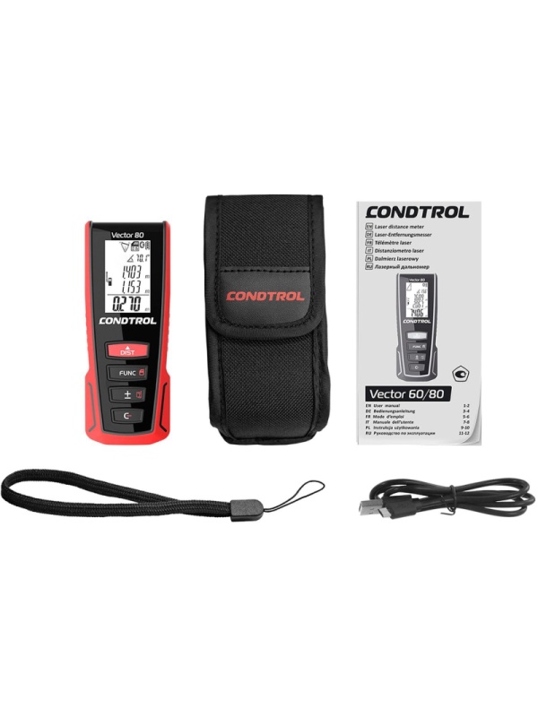 Дальномер лазерный CONDTROL Vector 80 с поверкой