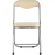 Стул для столовых SG_Стул складной ДЖОН,каркас металлик,экокожа кремовая