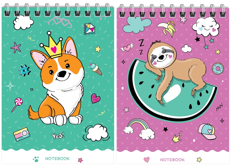 Блокнот А6 80л. на гребне ArtSpace 