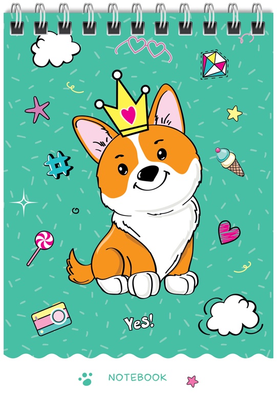 Блокнот А6 80л. на гребне ArtSpace 