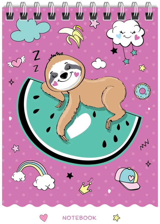 Блокнот А6 80л. на гребне ArtSpace 