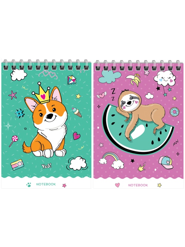 Блокнот А6 80л. на гребне ArtSpace 