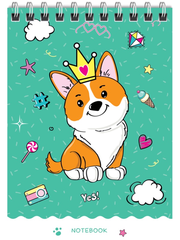 Блокнот А6 80л. на гребне ArtSpace 