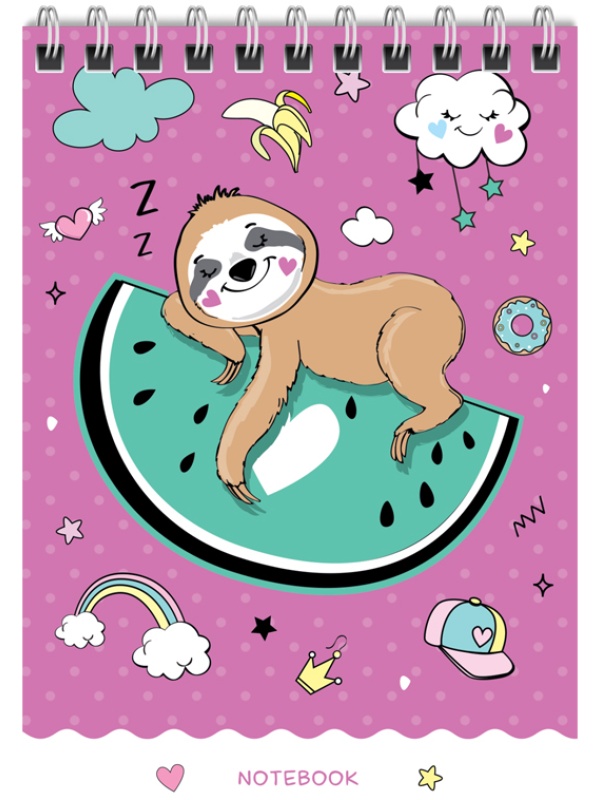 Блокнот А6 80л. на гребне ArtSpace 