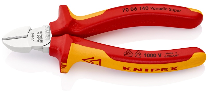 Бокорезы VDE L-140 мм KNIPEX KN-7006140