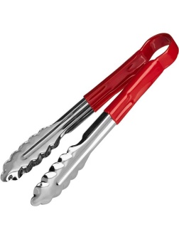 Щипцы с красной ручкой «Проотель - 24 см.