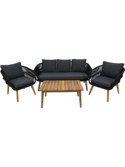 Набор мебели Belk_Камелия GS002 черный, серый Garden story