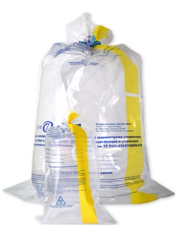 Пакет для автоклавирования отх. с индик. 500х700 желт.50 мкм 40л(100шт/уп)