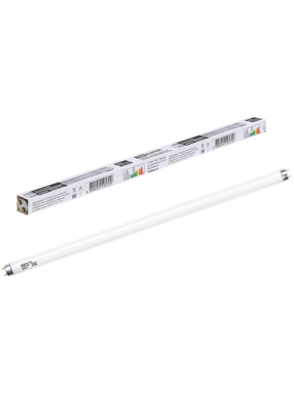 Лампа люминесцентная линейная двухцокольная ЛЛ-18Вт/640, T8/G13, 4000 К TDM