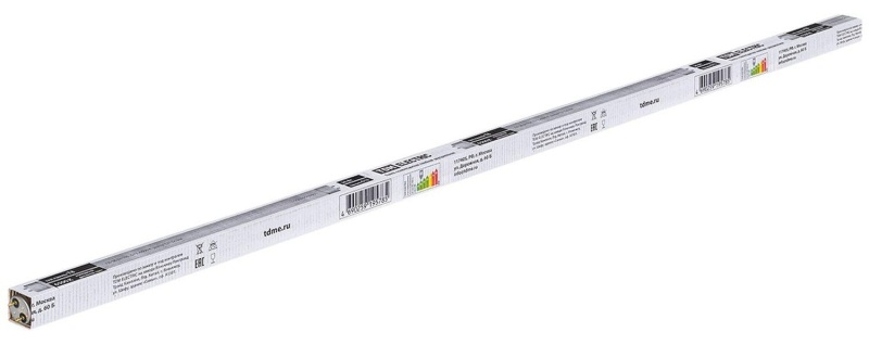 Лампа люминесцентная линейная двухцокольная ЛЛ-36Вт/765, T8/G13, 6500 К TDM