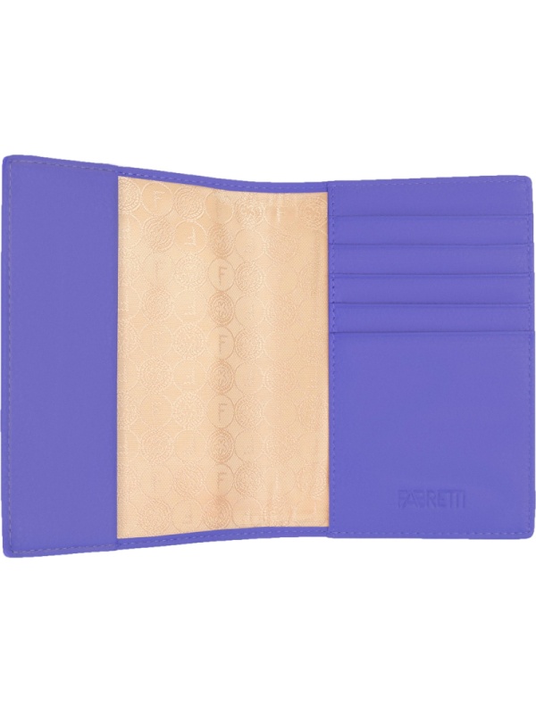 Обложка для документов жен. нат. кожа, FABRETTI, Q250019D-10