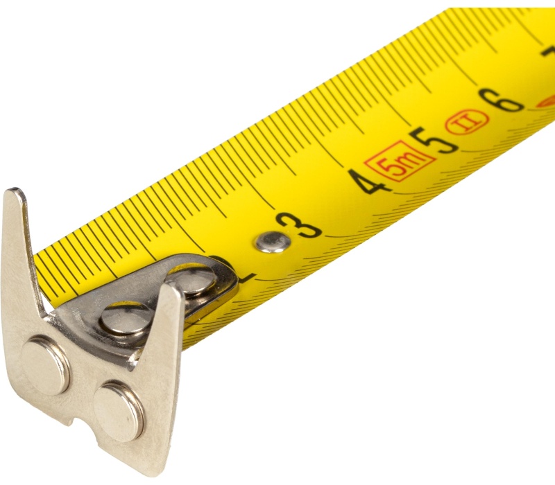 Рулетка 5мх25 мм с автостопом, TOPFORT Extra