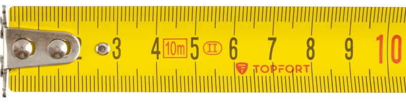 Рулетка 10мх25 мм с автостопом, TOPFORT Extra