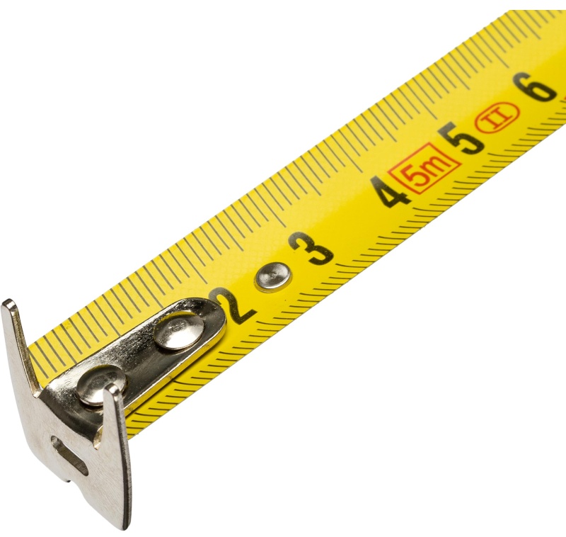 Рулетка 5мх19 мм с автостопом  TOPFORT Prof