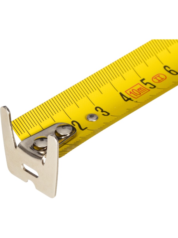 Рулетка 10мх25 мм с автостопом  TOPFORT Prof