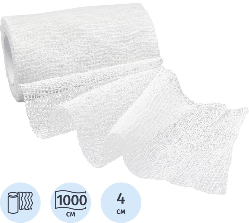 Бинт самофикс эласт 10м х4см Teneris, 94шт/уп