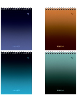 Блокнот А5 40л. на гребне BG 