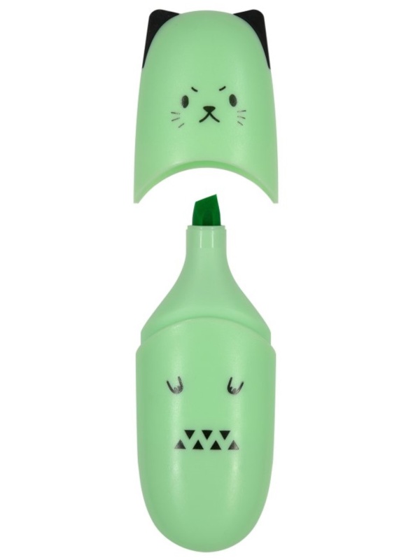 Маркер-текстовыделитель 5.0 мм, BrunoVisconti Meow Marker, МИКС!