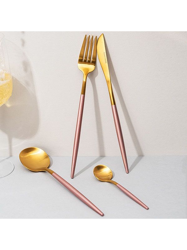 Чайная ложка «Стил Пинк Голд Мэтт» - 13 см.