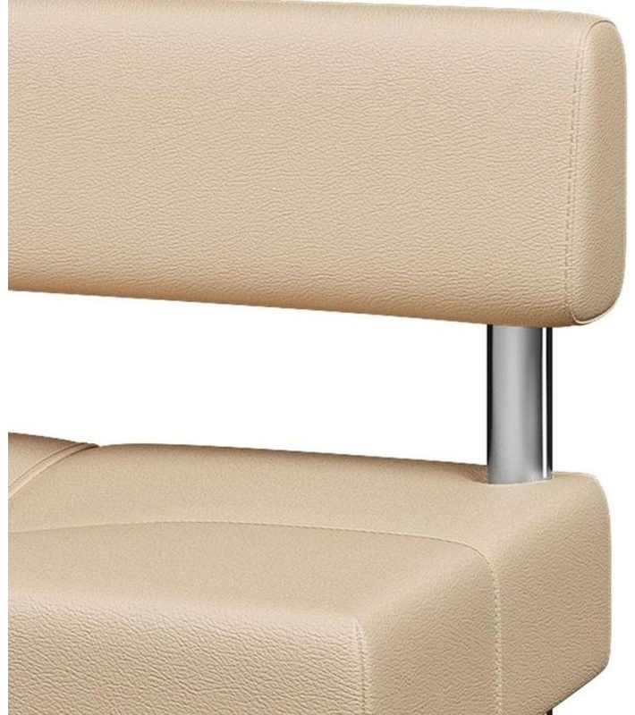 Модуль прямой MV_Комус Мебель Balance 2-мест.(Bu-2)к/з Or. 12 бежевый