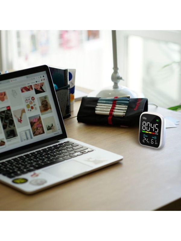 Измеритель углекислого газа (СО2) с функцией термогигрометра МЕГЕОН 08050