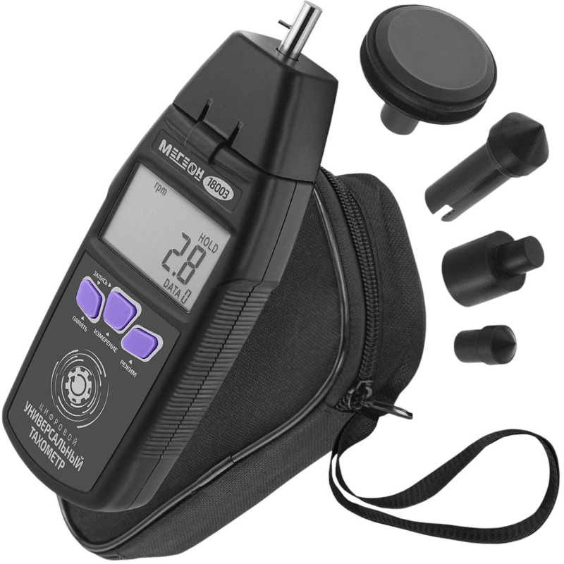 Фототахометр Контактный/Лазерный фототахометр МЕГЕОН 18003