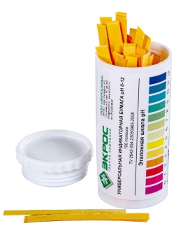 Индикатор бумага универсальная pH 0-12 (100шт) 10 туб/уп