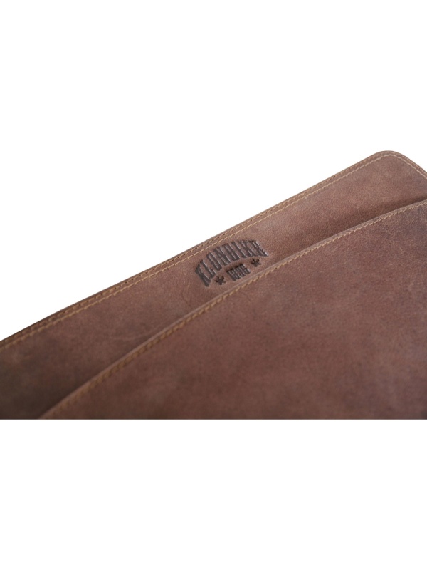 Папка для документов KLONDIKE Bruce нат кожа св-корич,33х22,5х2,5 KD1033-02