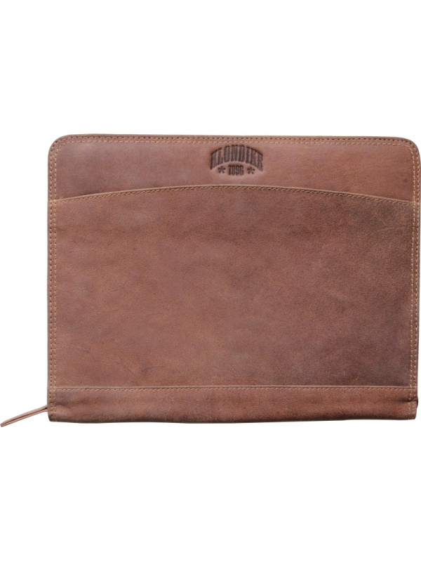 Папка для документов KLONDIKE Bruce нат кожа св-корич,33х22,5х2,5 KD1033-02