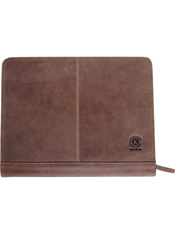 Папка для документов KLONDIKE Bruce нат кожа св-корич,33х22,5х2,5 KD1033-02
