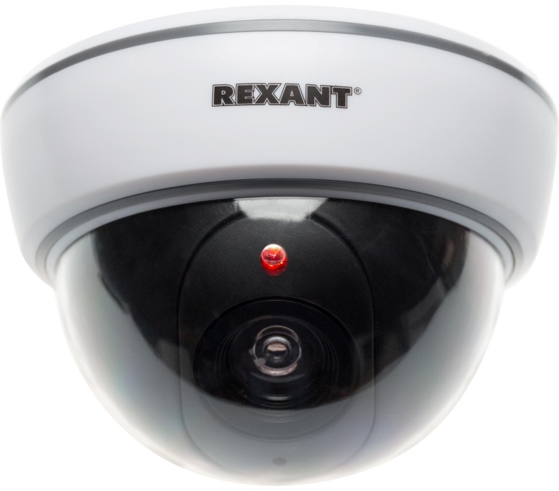 Муляж камеры REXANT внутренний, купольный, белый