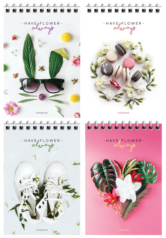 Блокнот А6 40л. на гребне ArtSpace 