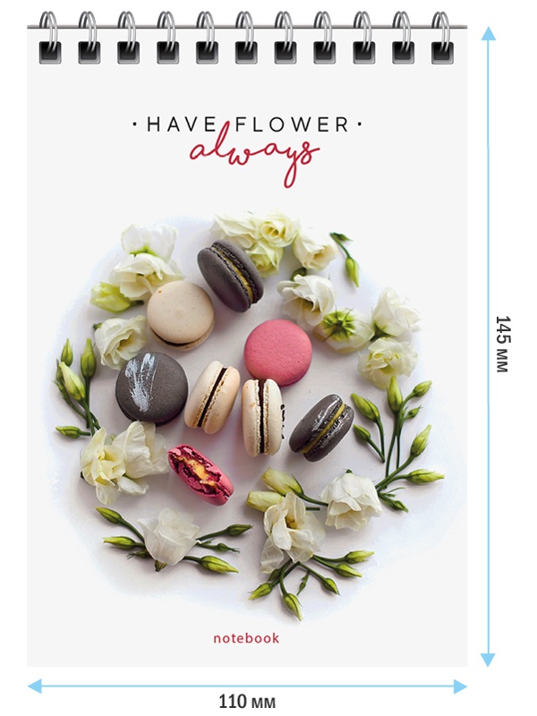 Блокнот А6 40л. на гребне ArtSpace 