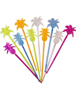 Мешалки для коктейлей «Тропикана» - 100 шт.