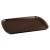 Коричневый прямоугольный поднос (42х30 см)