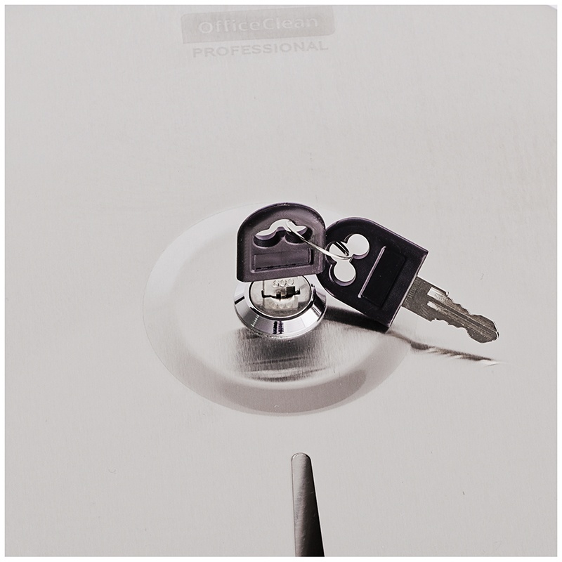 УЦЕНКА-Диспенсер для туалетной бумаги OfficeClean Professional, нержавеющая сталь