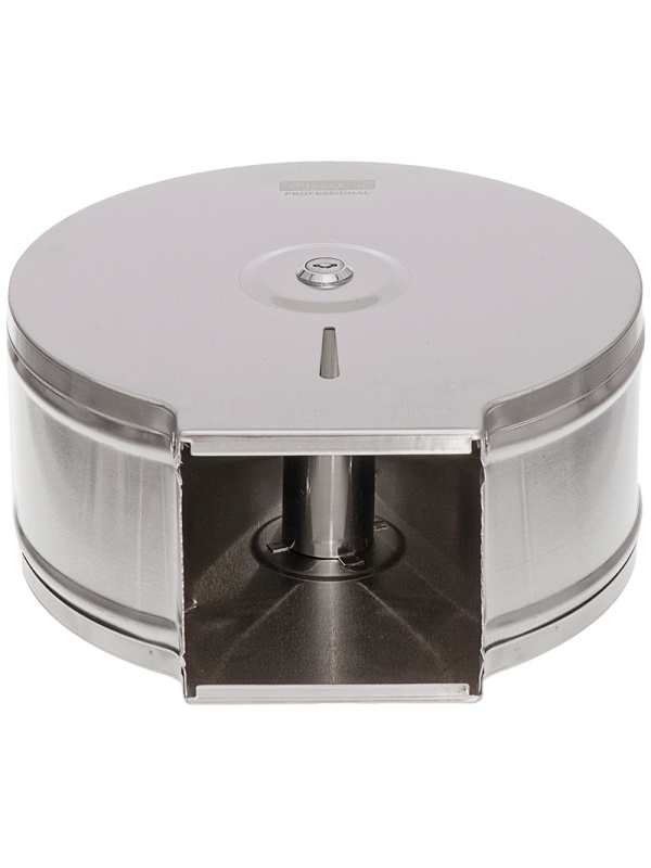 УЦЕНКА-Диспенсер для туалетной бумаги OfficeClean Professional, нержавеющая сталь