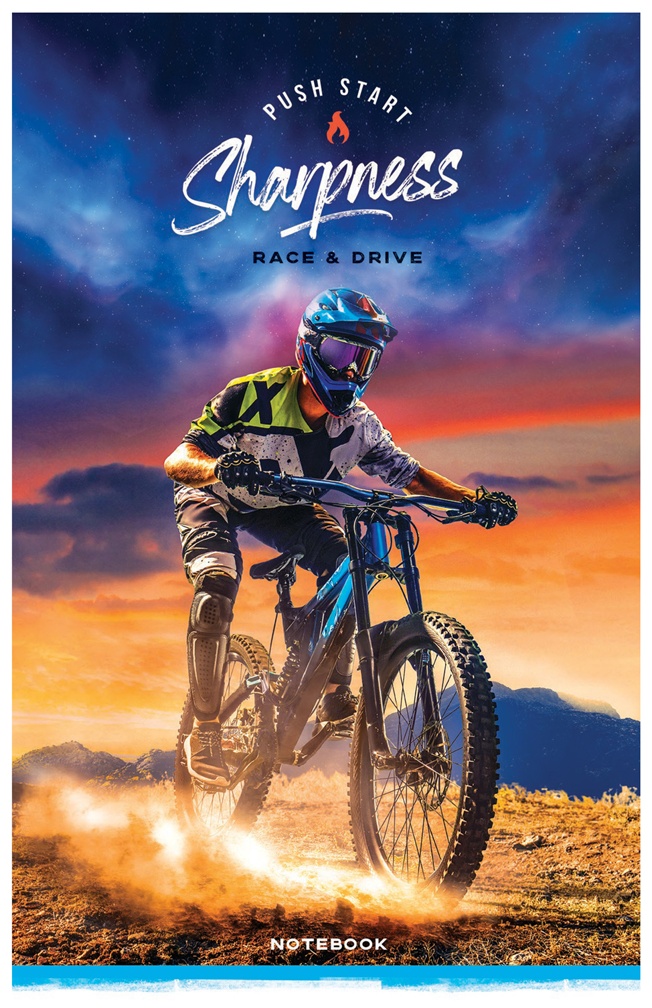 Блокнот А6 24л. на скрепке ArtSpace 