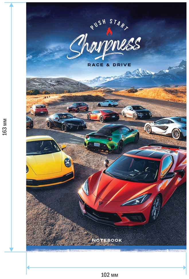 Блокнот А6 24л. на скрепке ArtSpace 