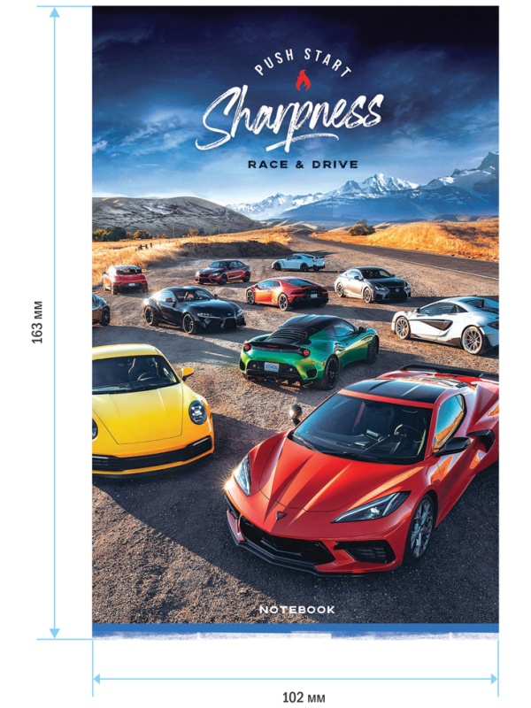 Блокнот А6 24л. на скрепке ArtSpace 