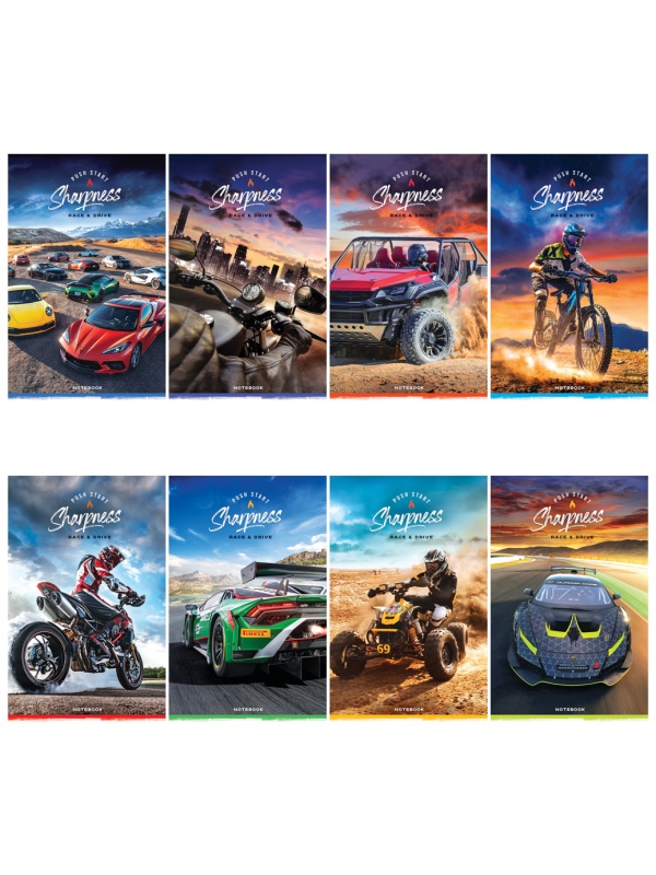 Блокнот А6 24л. на скрепке ArtSpace 